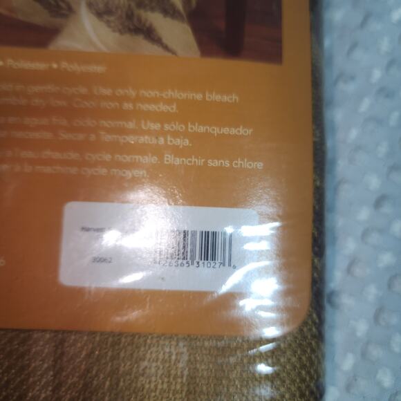 NEWBRIDGE NWT FALL HARVEST 60" x 102" CLOTH TABLECLOTH UNOPENED - Picture 4 of 6